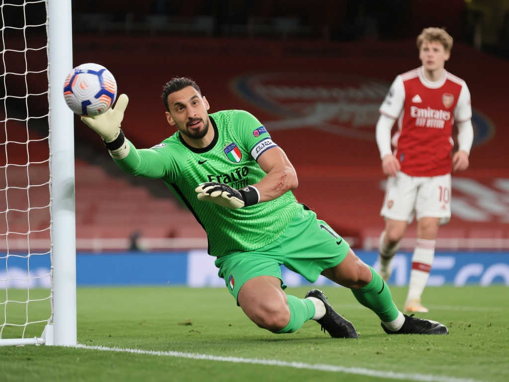 多纳鲁马屡献神扑!挡出厄德高射门后肩部微恙,治疗后坚持作战 多纳鲁马屡献神扑!挡出厄德高射门后肩部微恙,治疗后坚持作战